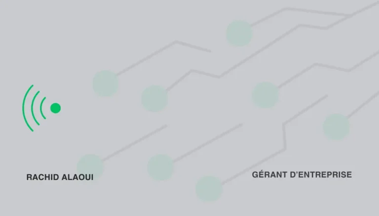 Écosystème numérique complet avec carte de visite NFC, smartphone, QR Code, site web et réseaux sociaux pour les professionnels.