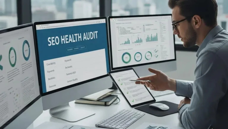 Service de référencement SEO pour améliorer la visibilité d'une entreprise sur Google et attirer plus de clients