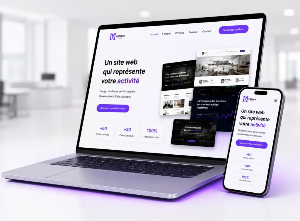 Création de site web Maroc | Medialik Studio